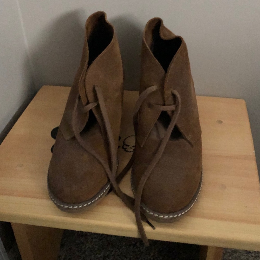 J Crew Suede Macalister Wedge Boot
